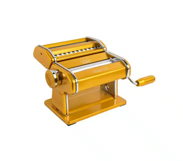 دستگاه خمیر پهن کن و رشته کن Atlas 150 برند ایتالیایی Marcato رنگ طلایی